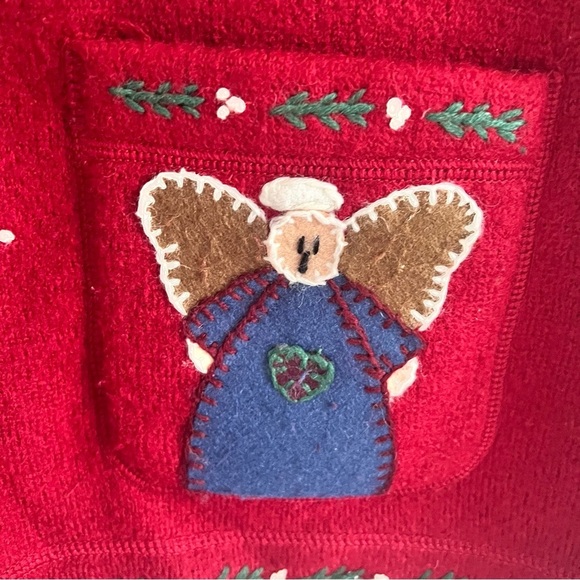 Vintage Woolrich Wool Christmas Vest Size XL - Picture 4 of 8